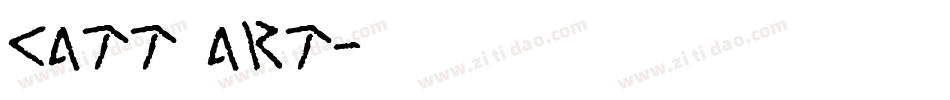 Catt Art字体转换